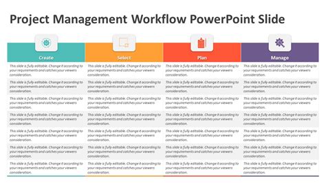 Project Management Workflow PowerPoint Slide | Workflow Slides