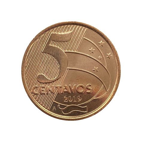 Moeda Brasil 5 Centavos 2019 A FC Completei