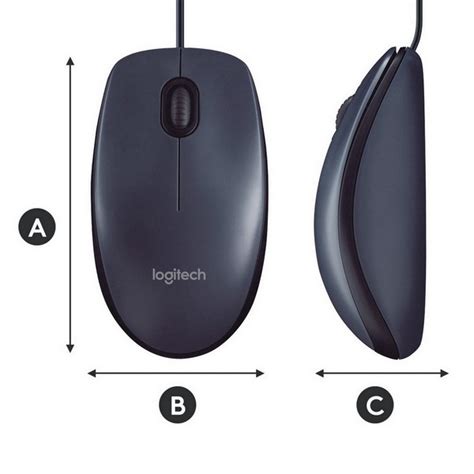 Мышь проводная Logitech B100 Black в Алматы - цены, купить в интернет ...