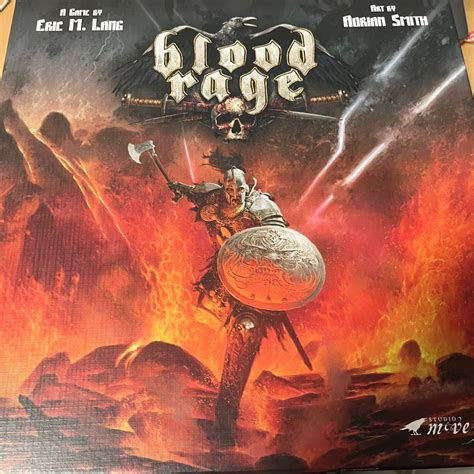 Blood Rage Board Game With Feldherr Foam Insert Hobbies Toys Toys