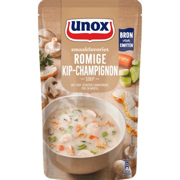 Unox Smaakfavoriet Soep In Zak Romige Kip Champignon 570ml Bestellen