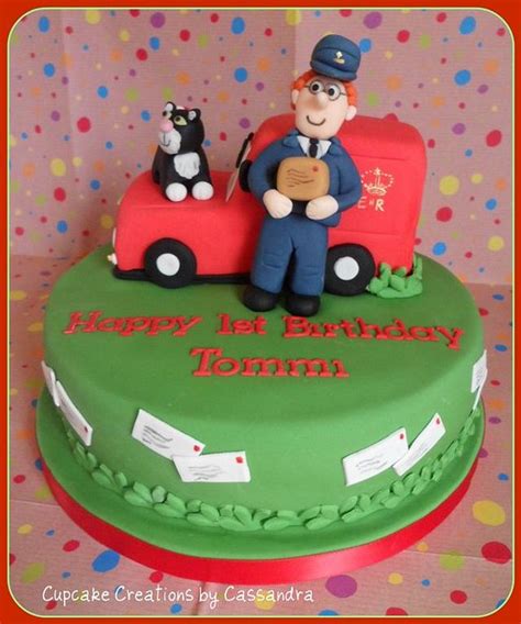 Postman Pat Cake - Decorated Cake by Cupcakecreations - CakesDecor