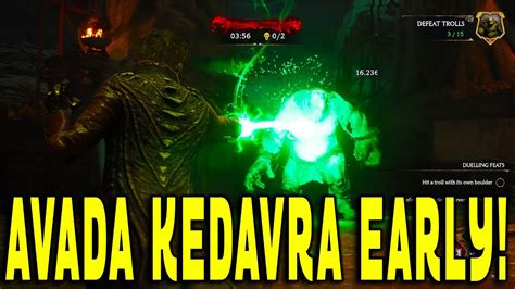 HOW TO USE AVADA KEDAVRA EARLY IN HOGWARTS LEGACY YouTube