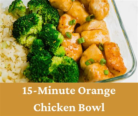 Easy Healthy Orange Chicken Bowl | Twin Oaks Health