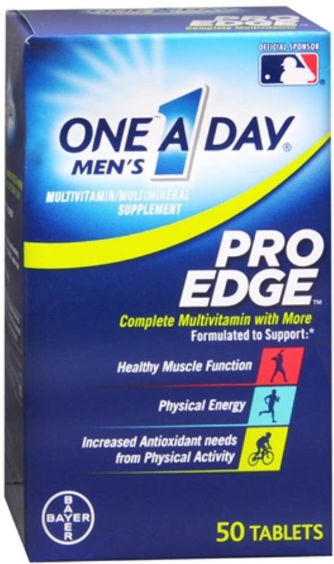 One A Day Men S Pro Edge Complete Multivitamin Tablets Pack Of