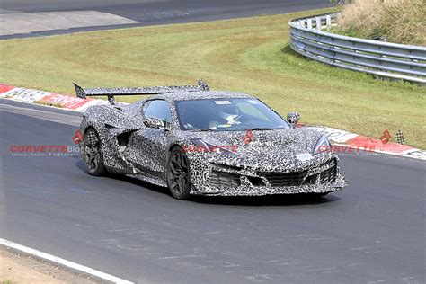 Spied Heres Another Look At The C8 Corvette Zr1 At The Nurburgring Corvette Sales News