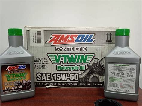 Amsoil Sae W Synthetic V Twin Motorcycle Oil For Automotive At Rs