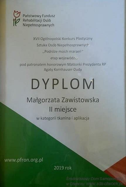 Konkurs Plastyczny Sztuka Os B Niepe Nosprawnych Rodowiskowy Dom