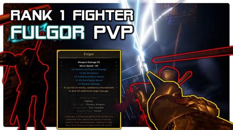 Fulgor PVP Rank 1 Fighter Dark And Darker YouTube