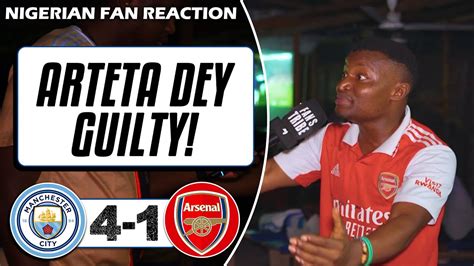 Manchester City Arsenal Godfrey Nigerian Fan Reaction Premier