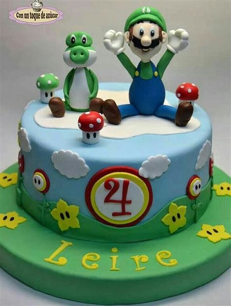 Luigi Cake Decorated Cake By Con Un Toque De Azúcar Cakesdecor