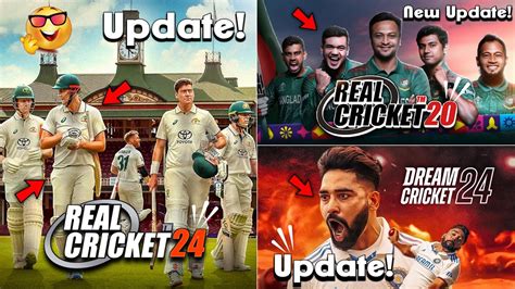 Real Cricket 24 1 5 Update PlayStore Real Cricket 20 Update Dream