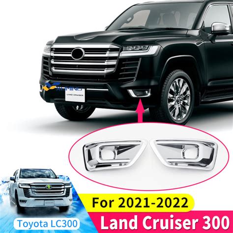 Xuming For Toyota Land Cruiser 300 Lc300 2021 2022 Chrome Front Fog