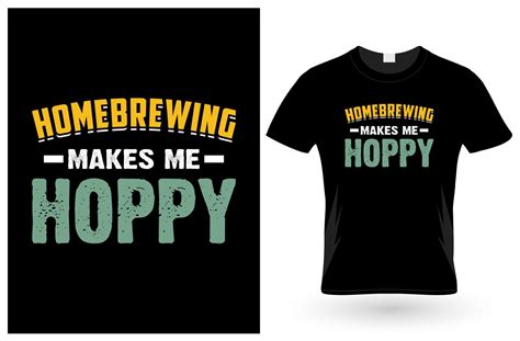 Homebrewing Craft Beer T Shirt 8254246 Vector Art At Vecteezy