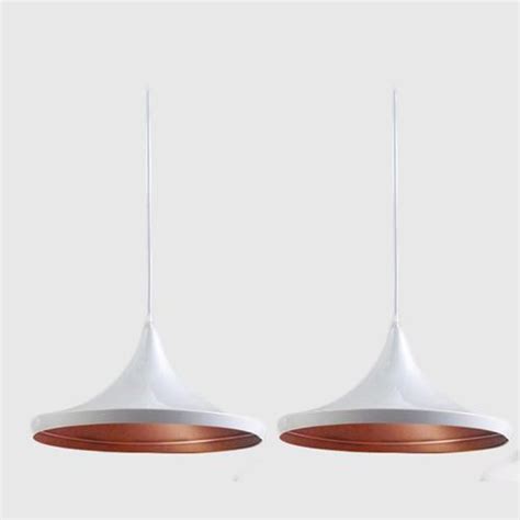 Kit Lumin Rias Pendentes Chap U Tom Dixon Branco E Cobre Mundial