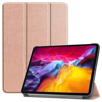 Tri Fold Series iPad Pro 11 2022 2021 Smart Folio Cover Rødguld