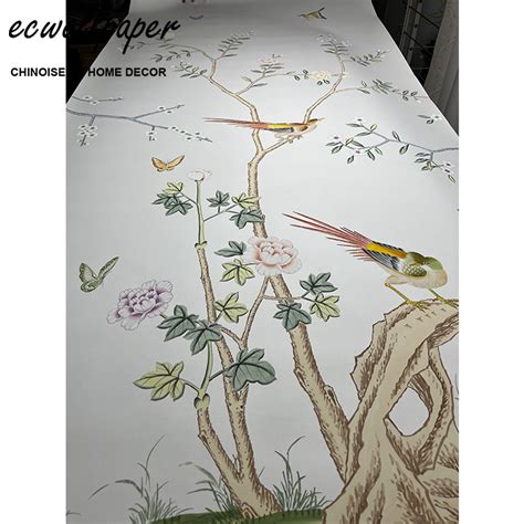 Chinoiserie Wallpapers Chinoiserie Panels Hand Painted Wallpapers On