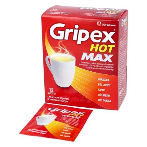 Gripex Hot Max Mg Mg Saszetek Opinie Sk Ad I Cena Apteka Nowa Farmacja