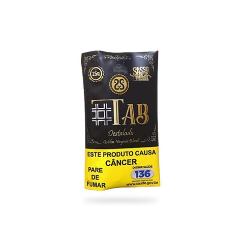 Tabaco Natural Sasso Tab 25g Black S Tabacaria