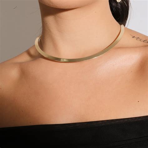 Luiza Semijoias Loja On Line Clt Fo Choker R Gida Lisa Mm