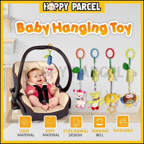 Baby Infant Crib Hanging Toy Toddler Stroller Bed Toys Hanging Doll