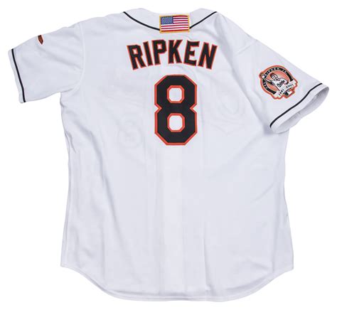 Lot Detail Cal Ripken Jr Autographed Baltimore Orioles Home Jersey