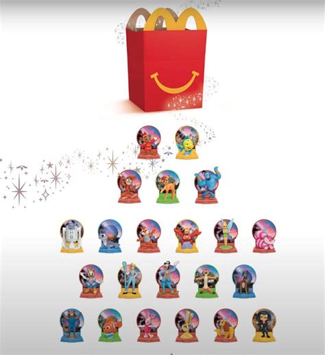 Mcdonalds Cajita Feliz Disney 50 Aniversario 50 Juguetes Con Los