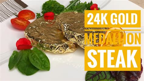 K Gold Medallion Steak Youtube