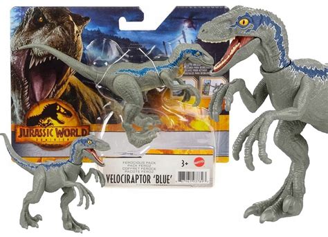 JURASSIC WORLD DOMINION DINOZAUR VELOCIRAPTOR BLUE 13502519633 Allegro Pl