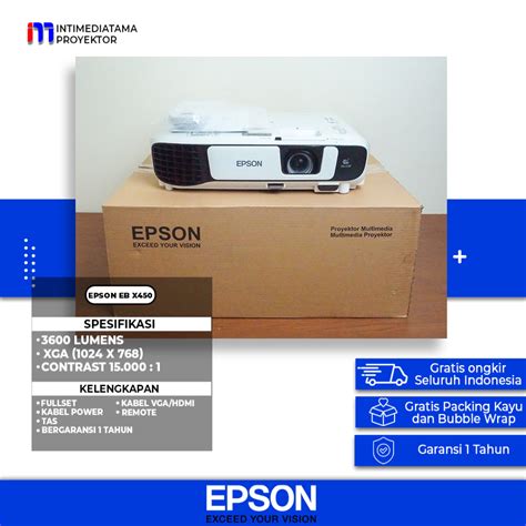 Jual Proyektor Epson Eb X Shopee Indonesia