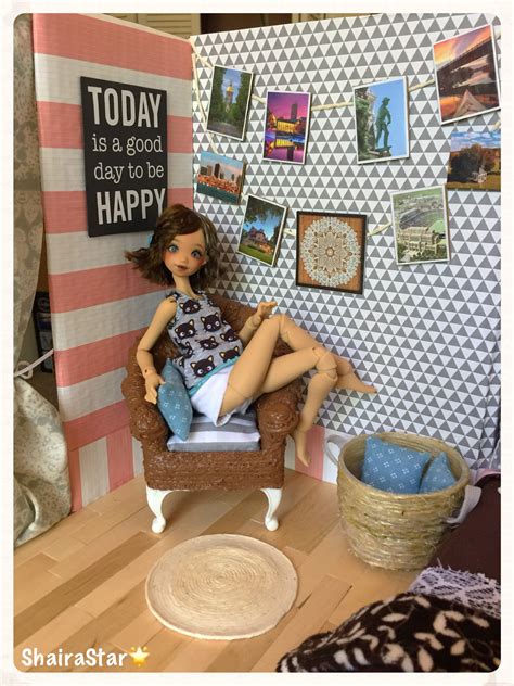 Ooak Handmade 16 Scale Doll Bedroom Diorama By Me Shairastar Bedroom Diorama Louis Vuitton