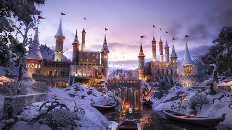 Hogwarts Winter Wallpapers - Free Hogwarts Winter Backgrounds ...