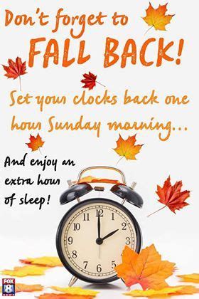 Don't Forget to Fall Back! Daylight Saving Time Ends Sunday