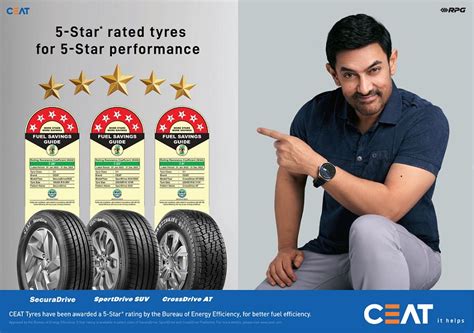 Ceat And Aamir Khan Urges Consumer To Look For 5 Star Rating On Tyres In New Tv Ad