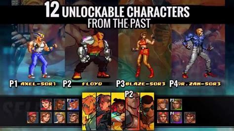 Streets Of Rage 4 Secret Characters Guide How To Unlock