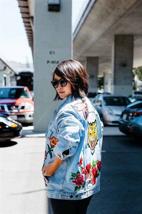 Diy How To Revamp Your Favorite Denim Jacket Using Patches