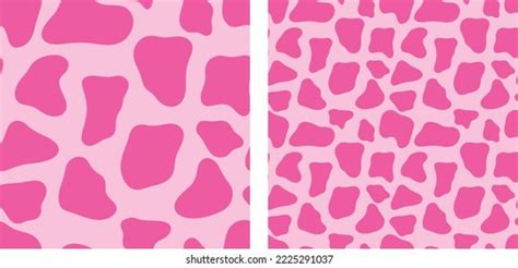 Pink Cow Print Seamless Photos Images Pictures Shutterstock