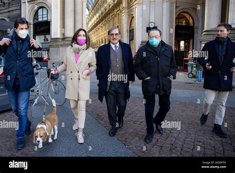 Daniela Santanchè Ignazio La Russa and Riccardo De Corato attend the