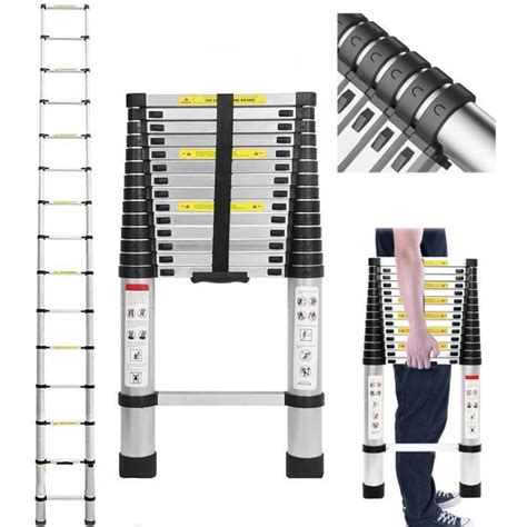 Échelles télescopiques 4 4M Extension d échelle Pliante télescopique