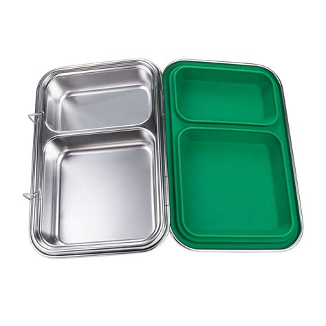 Oumeng Compartments Stainless Steel Take Away Food Container