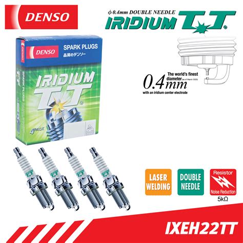 DENSO Iridium TT IXEH22TT Spark Plug 267700 8510 Auto2u