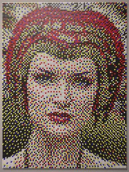 How To Make A Push Pin Portrait Push Pin Art Push Pin Pin Art