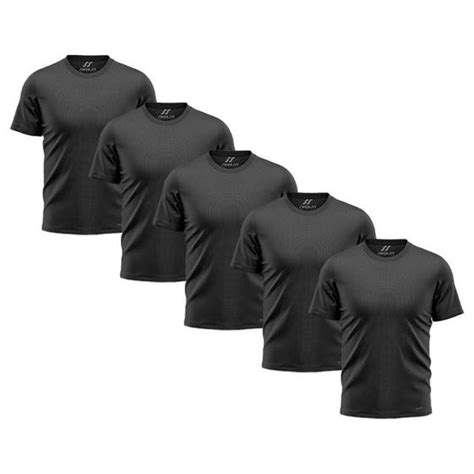 Kit 5 Camisetas Masculina Sagassi Dry Fit Manga Curta Treino Academia Caminhada Sagassi Basics