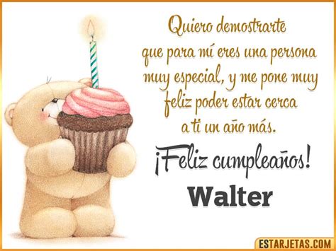 Feliz Cumpleaños Walter Imágenes  Tarjetas Y Mensajes