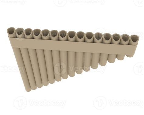 Pan Flute Isolated On Background 3d Rendering Illustration 45719359 Png