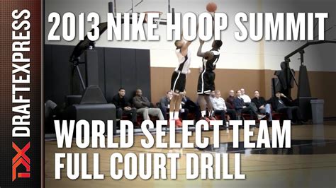 World Select Team Full Court Drill 2013 Nike Hoop Summit Schröder