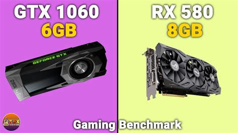 Amd Radeon Rx580 8 Gb Vs Nvidia Gtx 1060 6gb Benchmark 2020 15 Games Tested Youtube