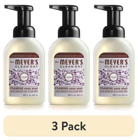 Pack Mrs Meyer S Clean Day Foaming Hand Soap Lavender Scent