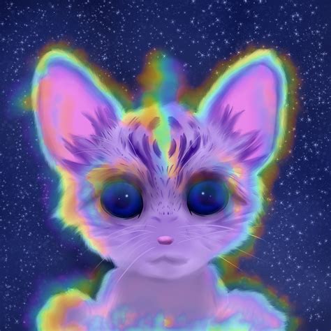 All-Knowing Cosmic Kitty by trippystonerkitten on DeviantArt