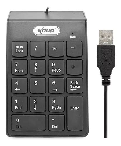 Teclado Numerico Usb Fio Kp A Knup